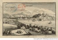 La vieille ville de Réthymnon en Crète. Gravure de la ville et de la forteresse par Joseph Pitton de Tournefort en 1717 (source Gallica BNF). Cliquer pour agrandir l'image.