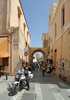 La vieille ville de Réthymnon en Crète. La Grande Porte (Porta Guora). Cliquer pour agrandir l'image.