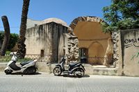 La vieille ville de Réthymnon en Crète. La mosquée Kara Moussa. Cliquer pour agrandir l'image.