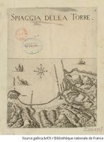 La ville de Réthymnon en Crète. Gravure de la côte par Marco Boschini en 1651 (source Gallica BNF). Cliquer pour agrandir l'image.