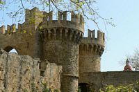 Porte d'Amboise des fortifications de Rhodes. Cliquer pour agrandir l'image.