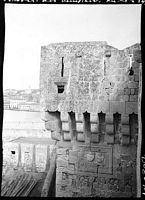 Corner tower of the fortifications of Rhodes, photography by Lucien Roy around 1911. Click to enlarge the image.
