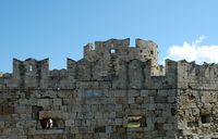 Porte Saint-Paul des fortifications de Rhodes. Cliquer pour agrandir l'image.