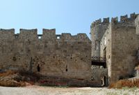Gate St. Athanase fortifications of Rhodes. Click to enlarge the image.