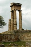 Temple d'Apollon à Rhodes. Cliquer pour agrandir l'image.