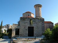Die mittelalterliche Altstadt von Rhodos Rhodos - Agia Triada Kirche. Klicken, um das Bild zu vergrößern.