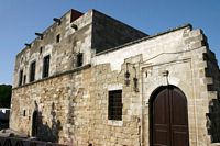 A cidade medieval de Rodes - Hospício Santa Catarina à Rodes. Clicar para ampliar a imagem.