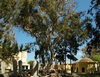 Begraafplaats Mourad Reis in Rhodos. Klikken om het beeld te vergroten.