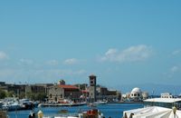 Panoramica della città moderna di Rodi. Clicca per ingrandire l'immagine.