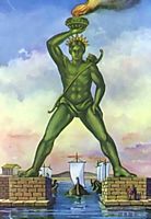 The Colossus of Rhodes. Click to enlarge the image.