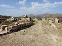 La ville de Sitia en Crète. Première acropole de Praissos (auteur Olaf Tausch). Cliquer pour agrandir l'image.