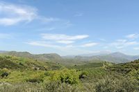 La ville de Spili en Crète. La plaine d'Agios Vassilios vue depuis Angouseliana. Cliquer pour agrandir l'image.