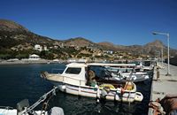 La ville de Viannos en Crète. Le port de Kastri-Keratokampos. Cliquer pour agrandir l'image.