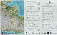 La ville de Vryssès en Crète. Carte des randonnées du dème de l'Apokoronas. Cliquer pour agrandir l'image.