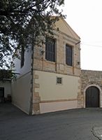 La ville de Vryssès en Crète. La demeure Pollakis à Alikampos. Cliquer pour agrandir l'image.