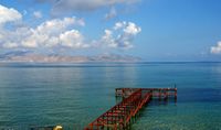 Bahía de Mastihari sobre la isla de Kos (autor Jacqueline Clowting). Haga clic para ampliar la imagen en Flickr (nueva pestaña).