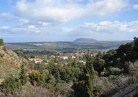 Le village de Kalyvès en Crète. Le village de Fres (auteur Kleopatra Manoliou). Cliquer pour agrandir l'image dans Panoramio (nouvel onglet).