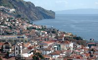 Le quartier Santa Maria de Funchal à Madère. Vu depuis le Forte do pico. Cliquer pour agrandir l'image dans Adobe Stock (nouvel onglet).