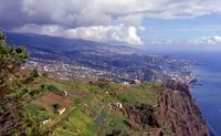 Le cap Girão à Madère. Vue depuis la falaise. Cliquer pour agrandir l'image.