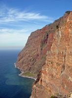 Le cap Girão à Madère. Falaise. Cliquer pour agrandir l'image.