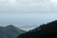 Les îles Désertes et Sauvages vues depuis Santo da Serra