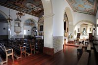 Le village de Prazeres à Madère. Intérieur de l'église. Cliquer pour agrandir l'image.