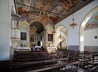 Le village de Prazeres à Madère. Intérieur de l'église. Cliquer pour agrandir l'image.