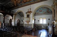 Le village de Prazeres à Madère. Intérieur de l'église. Cliquer pour agrandir l'image.