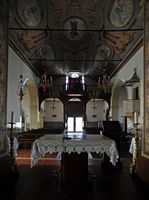 Le village de Prazeres à Madère. Intérieur de l'église. Cliquer pour agrandir l'image.