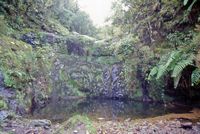 Le village de Rabaçal à Madère. Levada. Cliquer pour agrandir l'image.