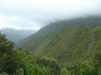 Le village de Rabaçal à Madère. Levada du risco. Cliquer pour agrandir l'image.