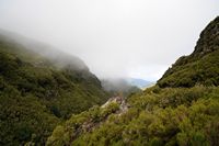 Le village de Rabaçal à Madère. Route de Rabaçal. Cliquer pour agrandir l'image.