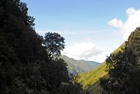 Le village de Rabaçal à Madère. Levada do risco. Cliquer pour agrandir l'image.