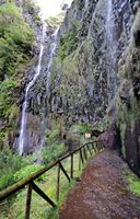 Le village de Rabaçal à Madère. Cascata do risco. Cliquer pour agrandir l'image.