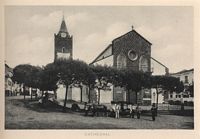 La cathédrale de Funchal à Madère. Cathédrale vers 1880, carte postale. Cliquer pour agrandir l'image.
