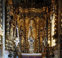 La cathédrale de Funchal à Madère. Chapelle du Saint-Sacrement. Cliquer pour agrandir l'image.