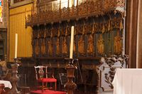 La cathédrale de Funchal à Madère. Les stalles du chœur (auteur Allie Caulfield). Cliquer pour agrandir l'image.