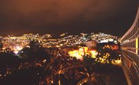 Le quartier Santa Catalina de Funchal à Madère. Vue depuis l'hôtel Pestana. Cliquer pour agrandir l'image.