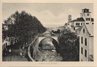 Le quartier Santa Luzia de Funchal à Madère. Carte postale de la Ribeira de Santa Luiza. Cliquer pour agrandir l'image.
