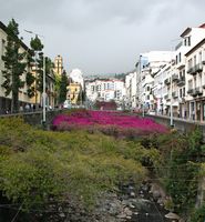 Le quartier Santa Luzia de Funchal à Madère. La Ribeira de Santa Luzia. Cliquer pour agrandir l'image.