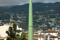 Le quartier Santa Maria de Funchal à Madère. Téléphérique de Monte. Cliquer pour agrandir l'image.