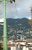 Le quartier Santa Maria de Funchal à Madère. Téléphérique de Monte. Cliquer pour agrandir l'image.