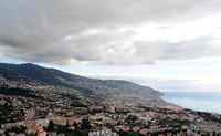 La ville de Funchal à Madère. Vue depuis le Pico dos Barcelos. Cliquer pour agrandir l'image.