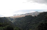 La ville de Funchal à Madère. Vue de la levada dos Tornos. Cliquer pour agrandir l'image.