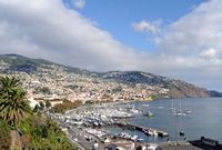 La ville de Funchal à Madère. Vue depuis la Quinta Vigia. Cliquer pour agrandir l'image.