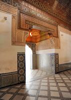 Le palais de la Bahia à Marrakech au Maroc. Salle du conseil. Cliquer pour agrandir l'image dans Adobe Stock (nouvel onglet).