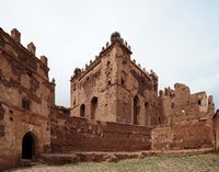 La ville de Telouet au Maroc. Casbah de Telouet. Cliquer pour agrandir l'image dans Adobe Stock (nouvel onglet).