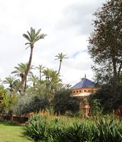 L'hôtel Tikida Garden à Marrakech au Maroc. Restaurant mille et une nuits. Cliquer pour agrandir l'image.