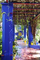 Le jardin Majorelle à Marrakech au Maroc. Cliquer pour agrandir l'image.