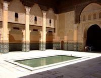 La médersa Ben Youssef à Marrakech au Maroc. Cliquer pour agrandir l'image.